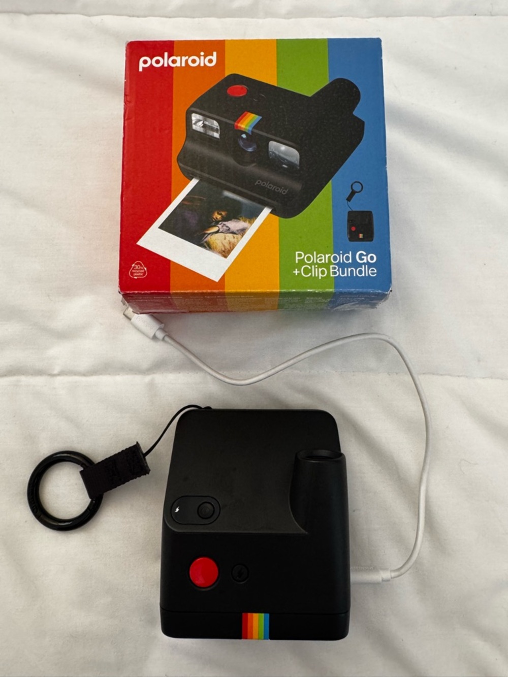 Polaroid Go Instant Camera Generation 2 with Clip Bundle